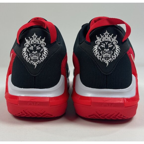 Nike Lebron Witness VII 7 Bred Men Size 10.5 Red Black Shoes Athletic DM1123-005 - Picture 7 of 9